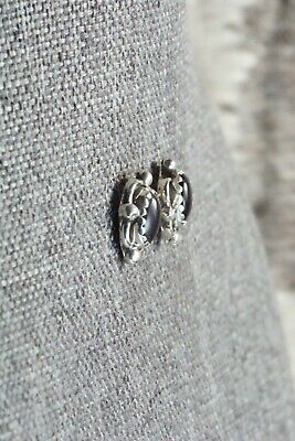 Onyx & Sterling Silver Earrings - Rosie Ross