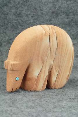 Bear Zuni Fetish Carving - Ronnie Lunasee