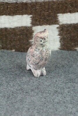 Owl Zuni Fetish Carving - Michael Mahooty
