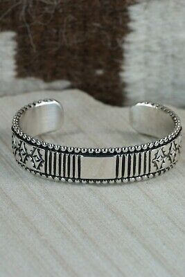 Navajo Sterling Silver Bracelet - Jonathan Nez