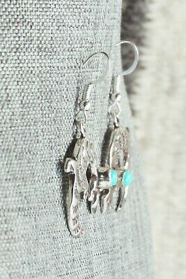 Turquoise & Sterling Silver Earrings - Mildred Parkhurst