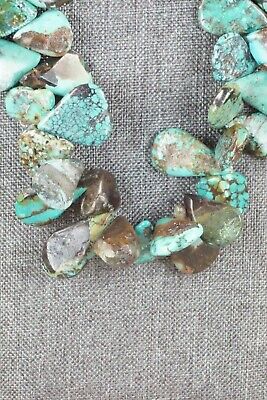 Turquoise & Sterling Silver Necklace - Navajo