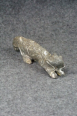 Wolf Zuni Fetish Carving - Wilfred Cheama