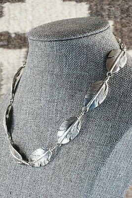 Sterling Silver Feather Choker Necklace - Ben Begay