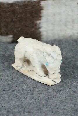 Boar Zuni Fetish Carving - Derrick Kaamasee