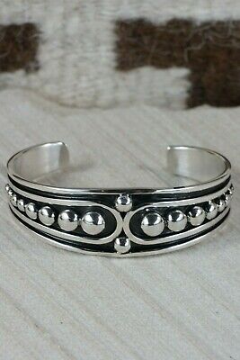 Navajo Sterling Silver Bracelet - Jonathan Nez - High Lonesome Trading