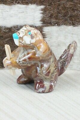 Beaver Zuni Fetish Carving - Enrike Leekya