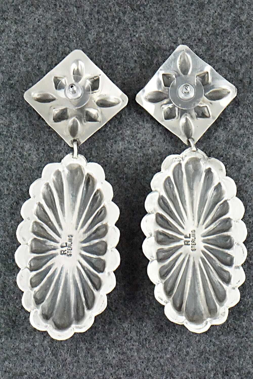 Turquoise & Sterling Silver Earrings - Rita Lee