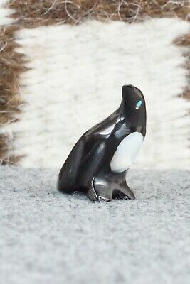 Penguin Zuni Fetish Carving - Calvert Bowannie