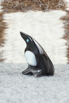 Penguin Zuni Fetish Carving - Calvert Bowannie