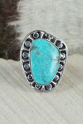 Turquoise & Sterling Silver Ring - Jimson Belin - Size 6.5