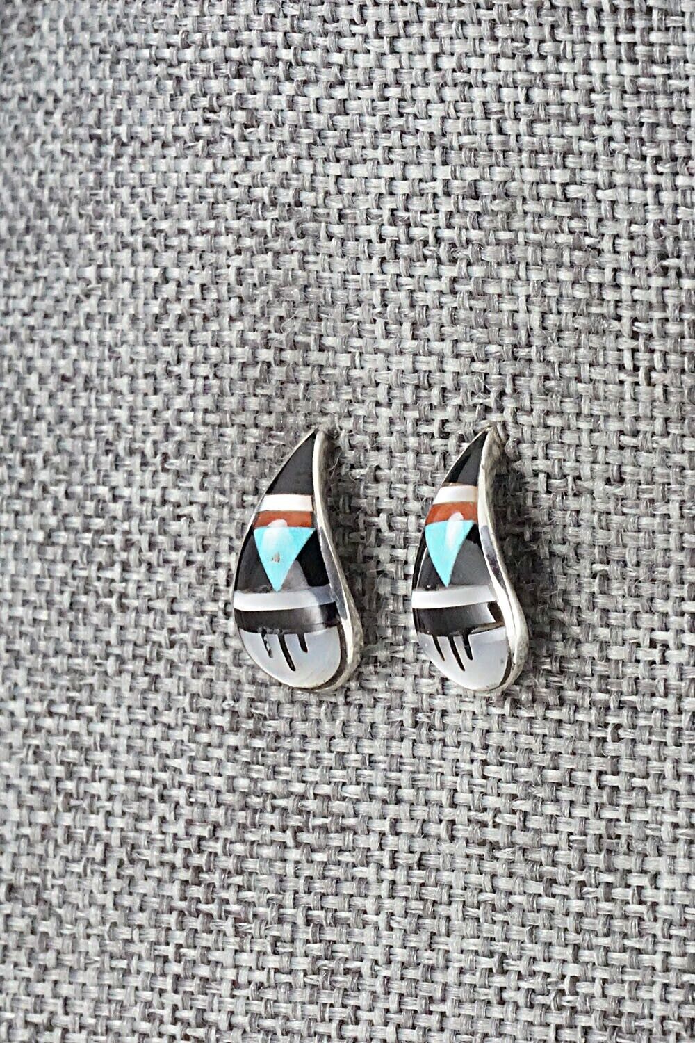 Multi Stone & Sterling Silver Earrings - Bernadette Boone