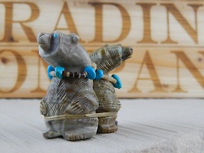 Bear Zuni Fetish Carving - Paulette Quam - High Lonesome Trading