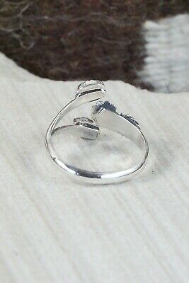 Coral and Sterling Silver Ring - Harris Largo - 9.5