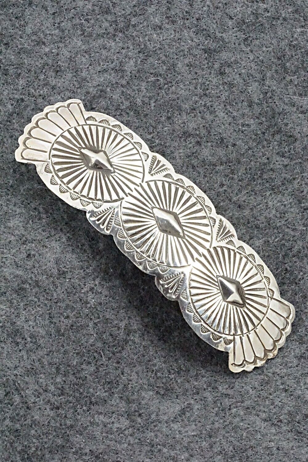 Sterling Silver Hair Barrette - Arlene Soce