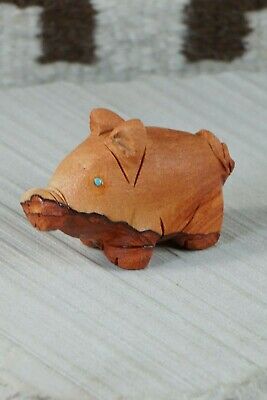 Pig Zuni Fetish Carving - Louise Ponchuella - High Lonesome Trading