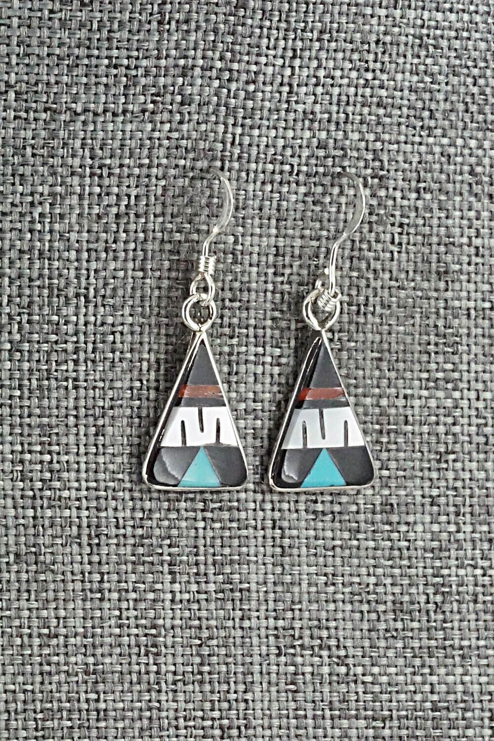 Multi Stone & Sterling Silver Earrings - Rhianna Kallestewa