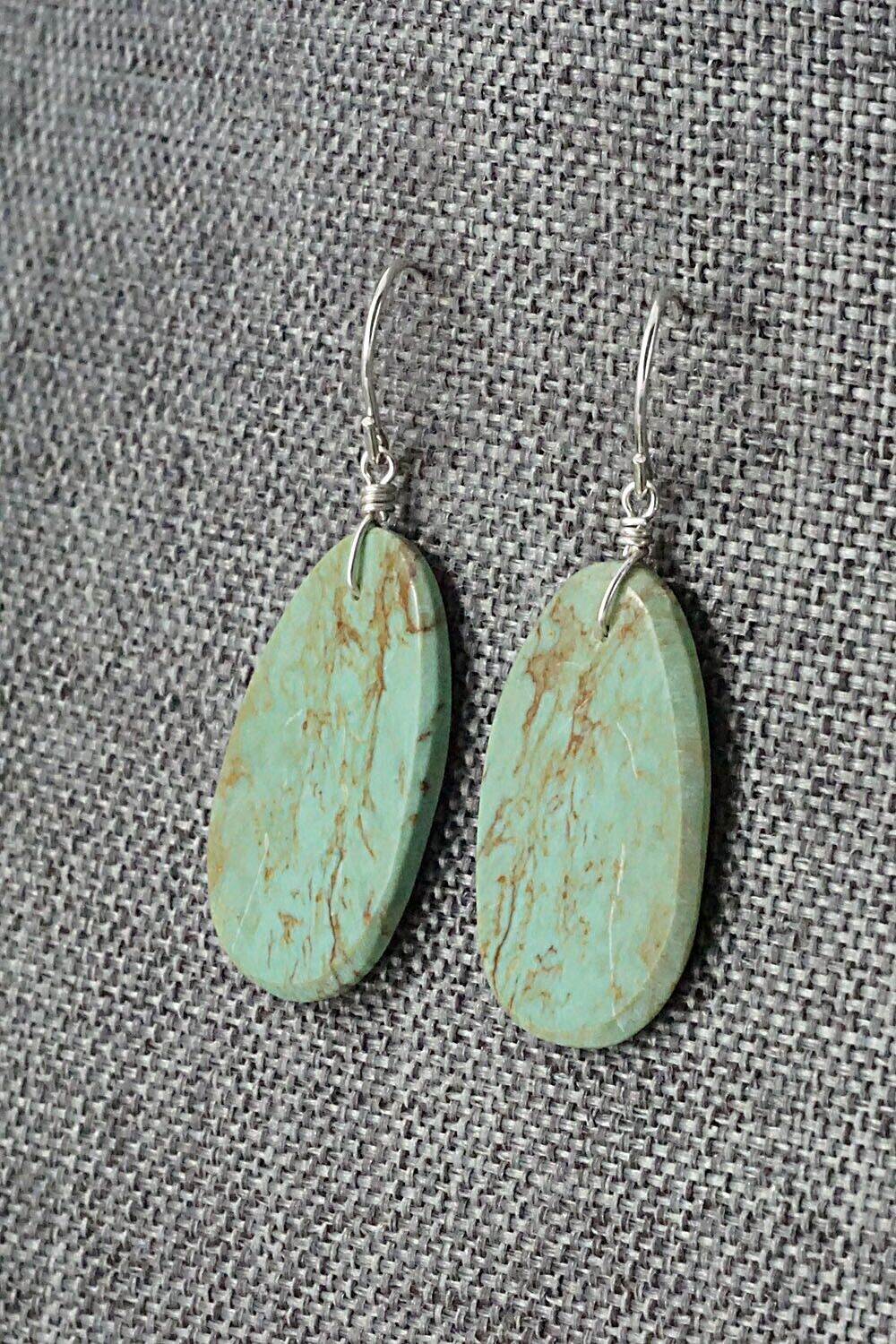 Turquoise & Sterling Silver Earrings - Sharon Abeyta