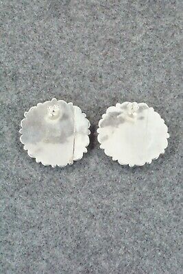 Turquoise & Sterling Silver Earrings - Eunise Wilson