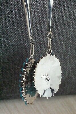 Turquoise & Sterling Silver Bolo Tie - Edmund Cooeyate