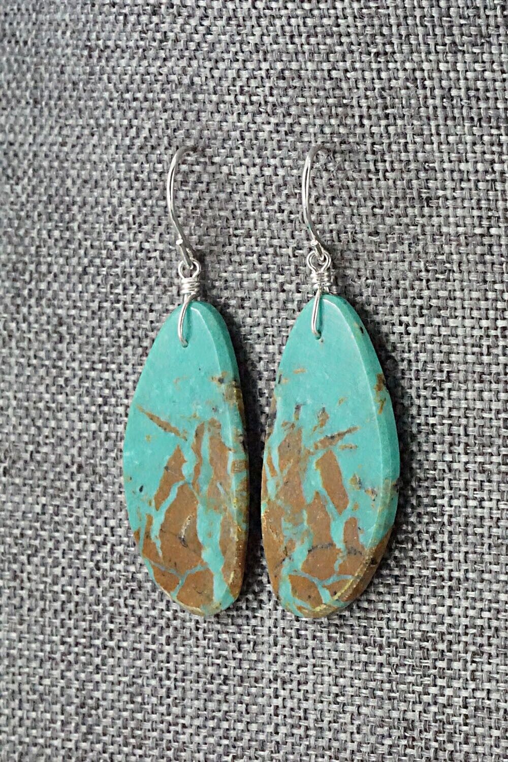 Turquoise & Sterling Silver Earrings - Sharon Abeyta