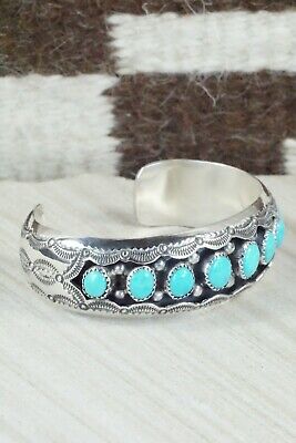 Turquoise & Sterling Silver Bracelet - Wilbert Muskett Sr.