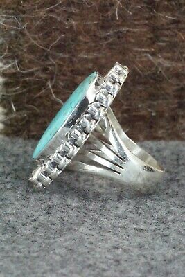Turquoise & Sterling Silver Ring - Jimson Belin - Size 5.5