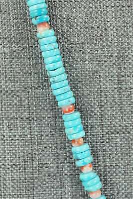 Bear Zuni Fetish Carving Necklace - Andres Quandelacy