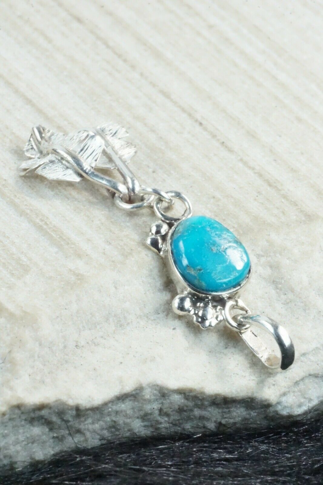 Turquoise & Sterling Silver Pendant - Tammy Deysee