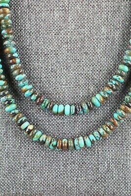 Turquoise & Sterling Silver Necklace - Navajo