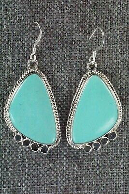 Turquoise and Sterling Silver Earrings - Sharon McCarthy