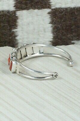 Coral and Sterling Silver Bracelet - Pricilla Reeder