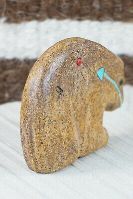 Bear Zuni Fetish Carving - Rhoda Quam - High Lonesome Trading