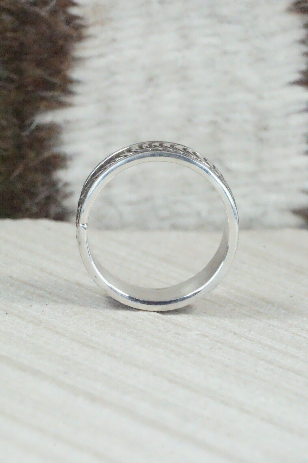 Sterling Silver Ring - Bruce Morgan - Size 9.25