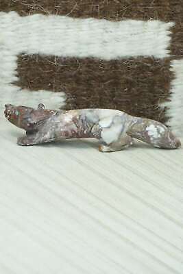 Wolf Zuni Fetish Carving - Lance Cheama