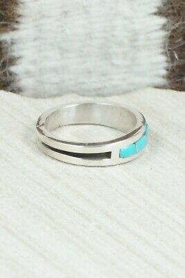 Turquoise & Sterling Silver Ring - Wilbert Muskett Jr. - Size 11