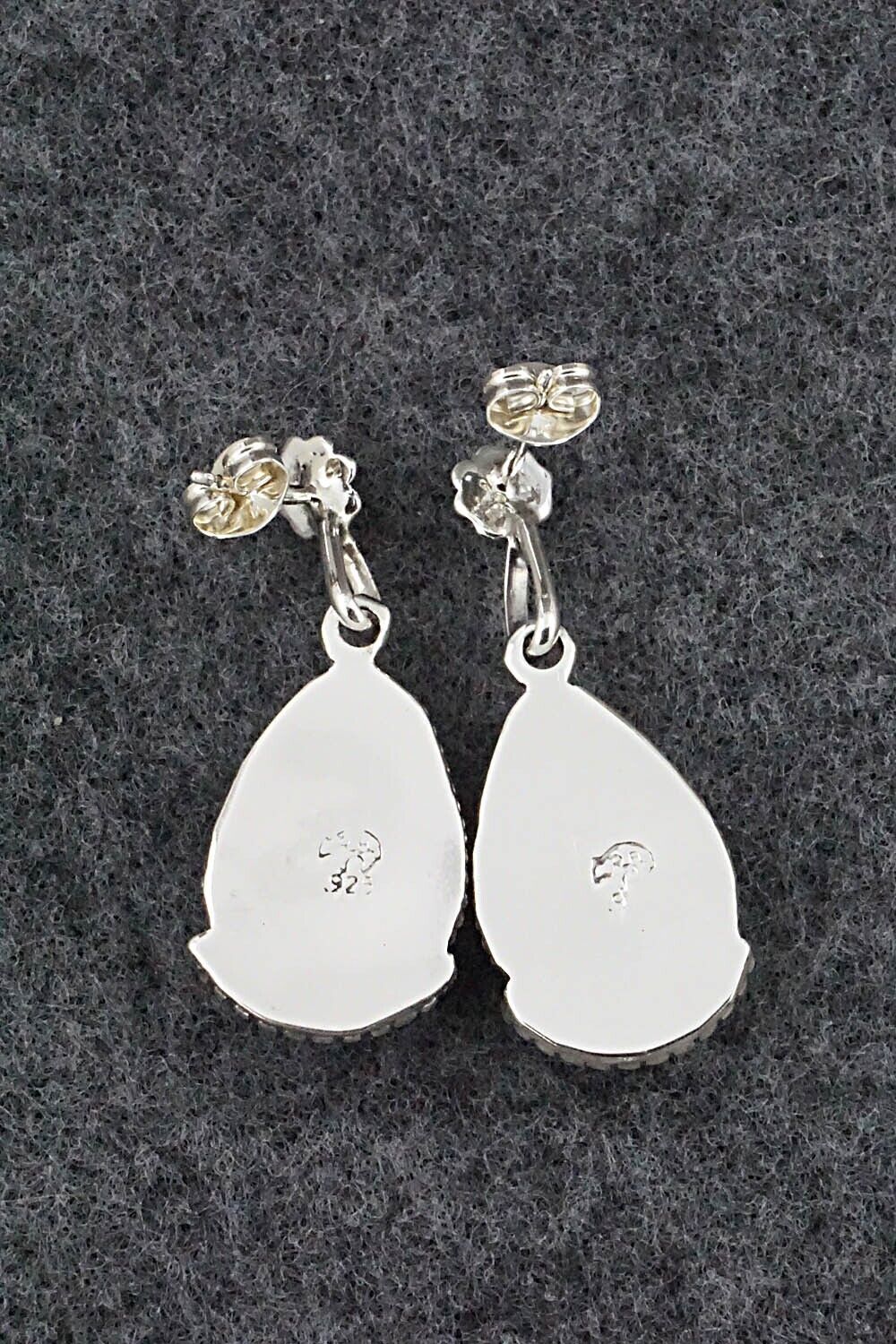 Turquoise and Sterling Silver Earrings - Sharon McCarthy