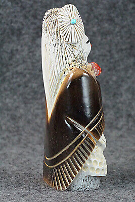 Corn Maiden Zuni Fetish Carving - Claudia Peina