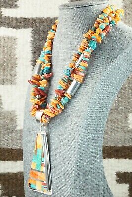 Spiny Oyster & Sterling Silver Necklace - Daniel Coriz