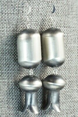 Sterling Silver Navajo Pearl Earrings - Presley Haley