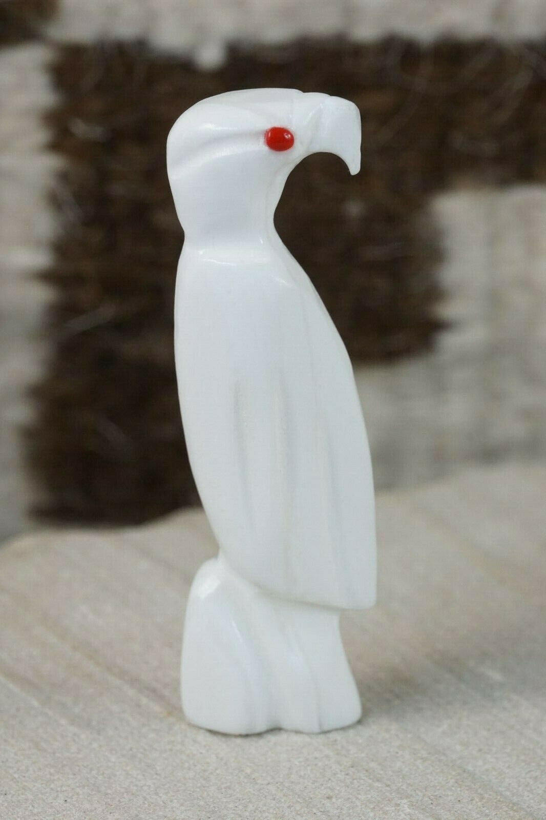 Eagle Zuni Fetish Carving - Lance Deysee - High Lonesome Trading
