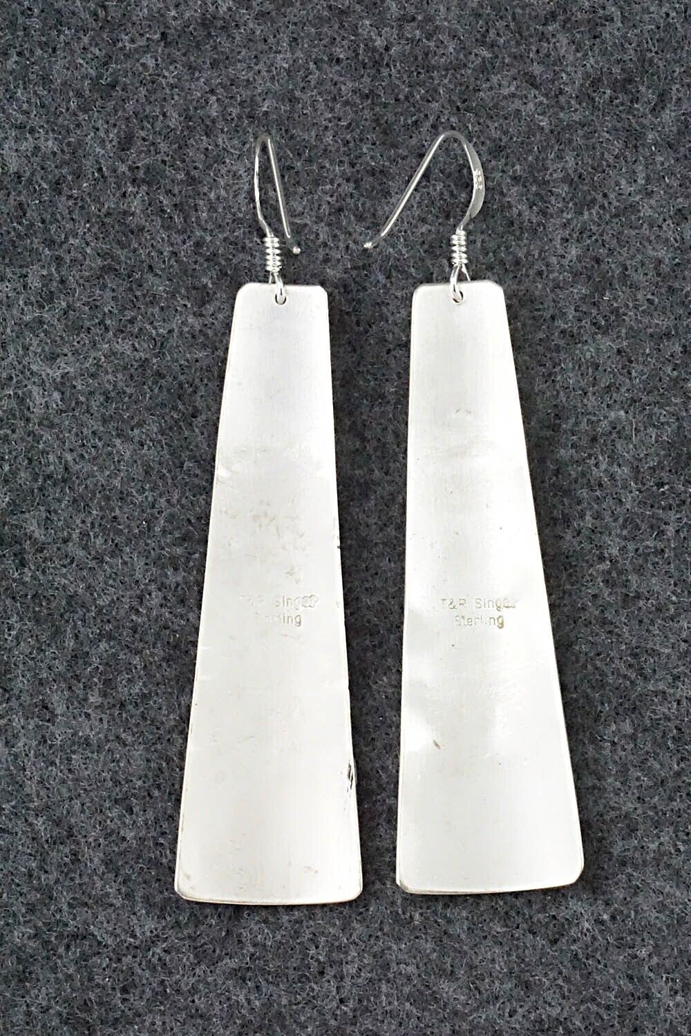 Turquoise & Sterling Silver Earrings - Rosita Singer