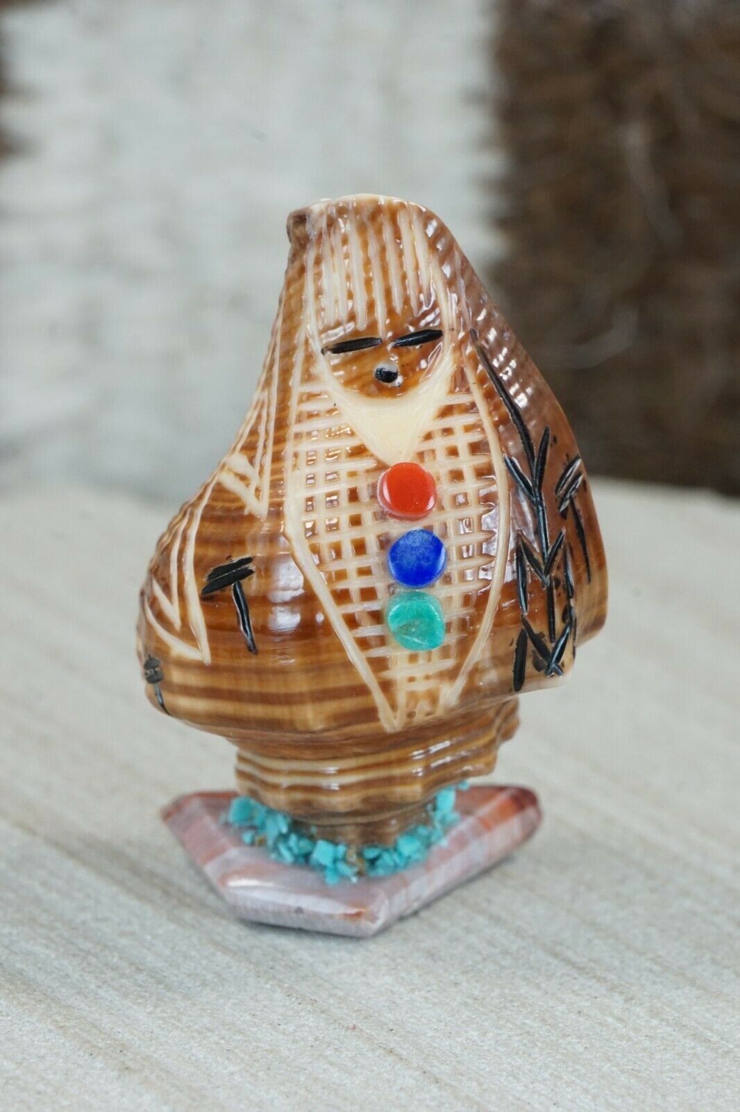 Corn Maiden Zuni Fetish Carving - Gloria Chattin
