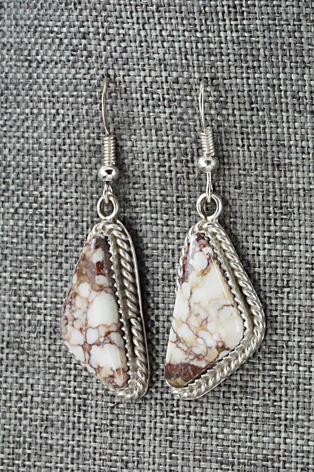Wild Horse & Sterling Silver Earrings - Sheena Jack