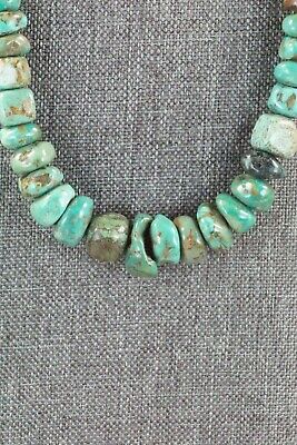 Turquoise & Sterling Silver Necklace - Navajo