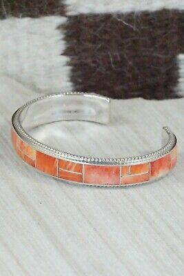 Spiny Oyster & Sterling Silver Bracelet - Ricky Booqua