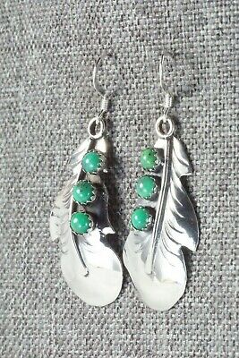 Turquoise & Sterling Silver Earrings - Genevieve Francisco