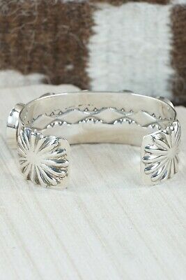 Navajo Turquoise & Sterling Silver Bracelet - Elvira Bill