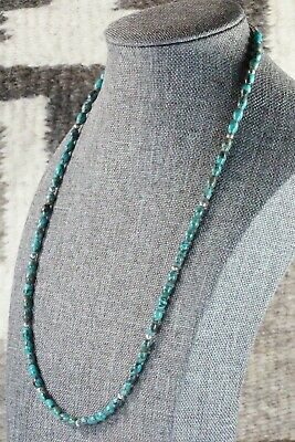 Turquoise & Sterling Silver Necklace - Native American