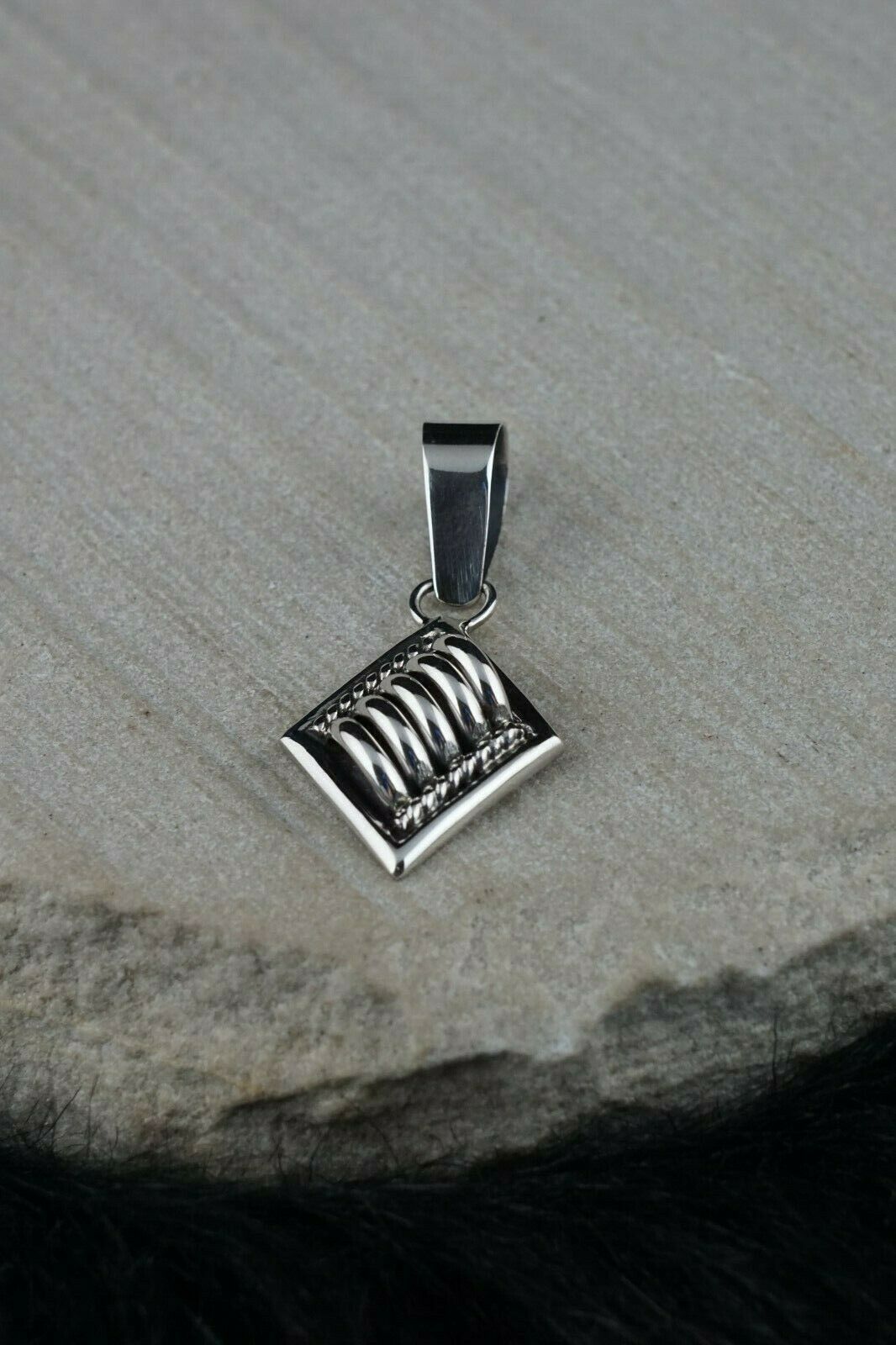 Sterling Silver Pendant - Thomas Charley - Navajo - High Lonesome Trading